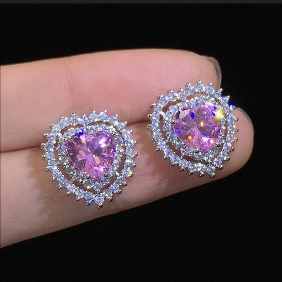 *NEW*Women’s Romantic Beautiful Sapphire Earrings - Picture 3 of 5